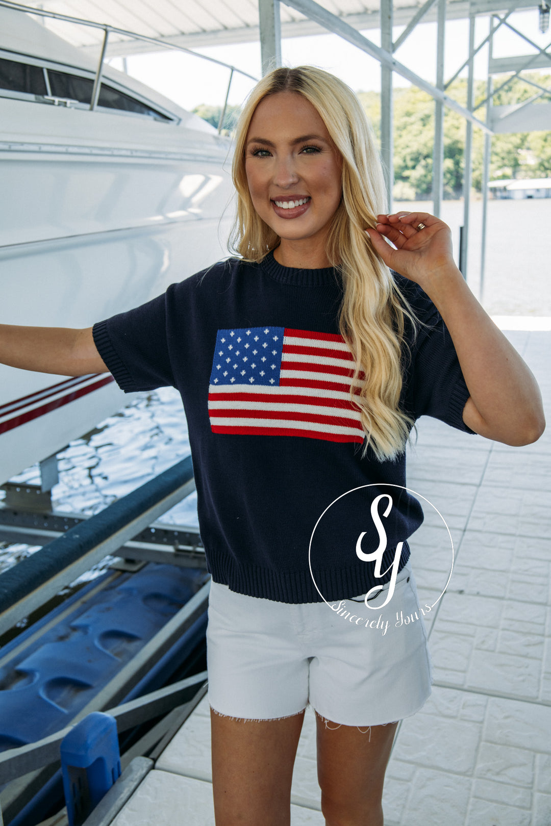 Gracie Sweater - Navy