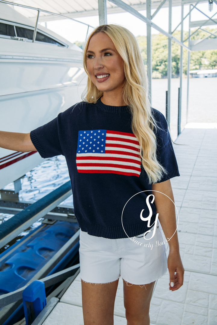 Gracie Sweater - Navy