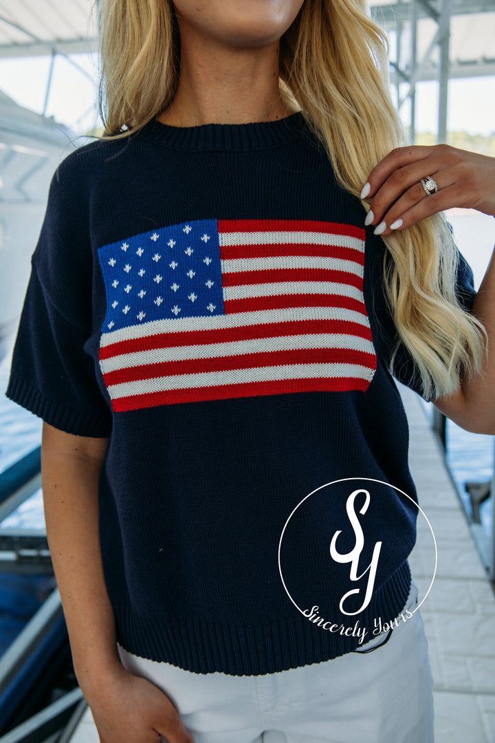 Gracie Sweater - Navy
