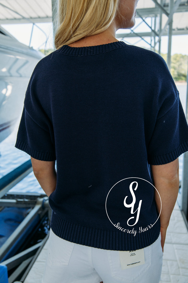 Gracie Sweater - Navy