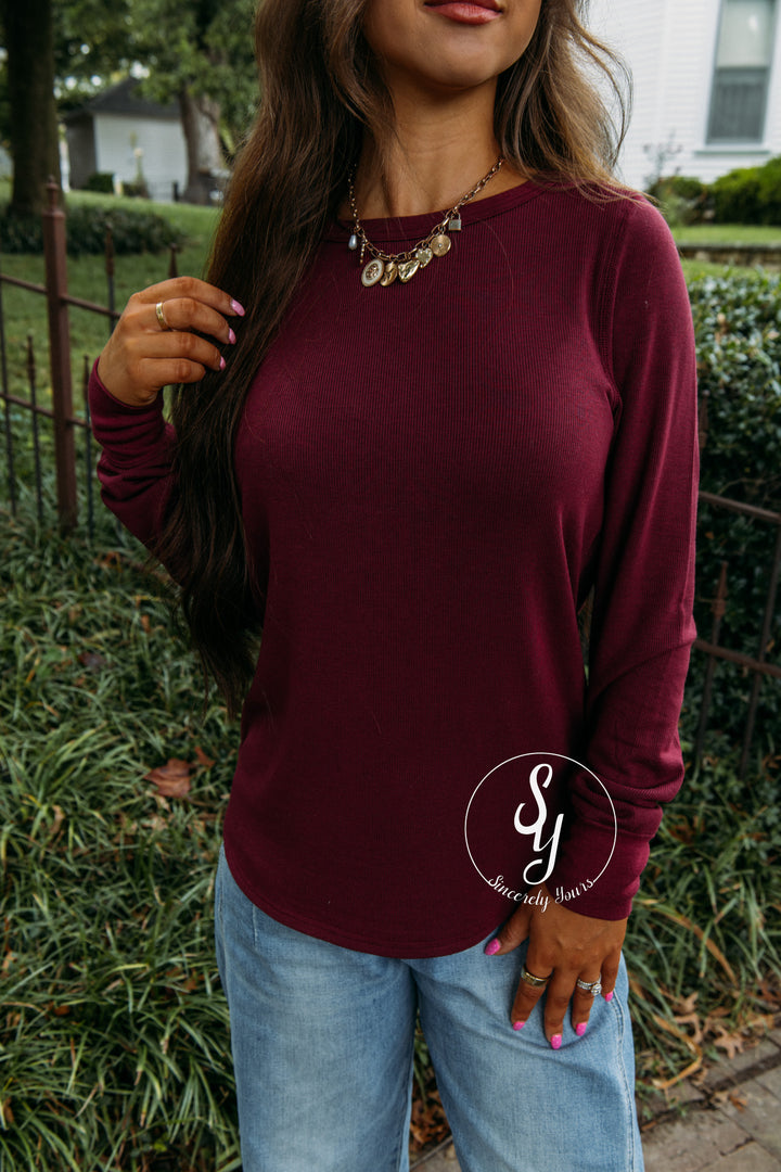 Ember Basic Top - Deep Mahogany