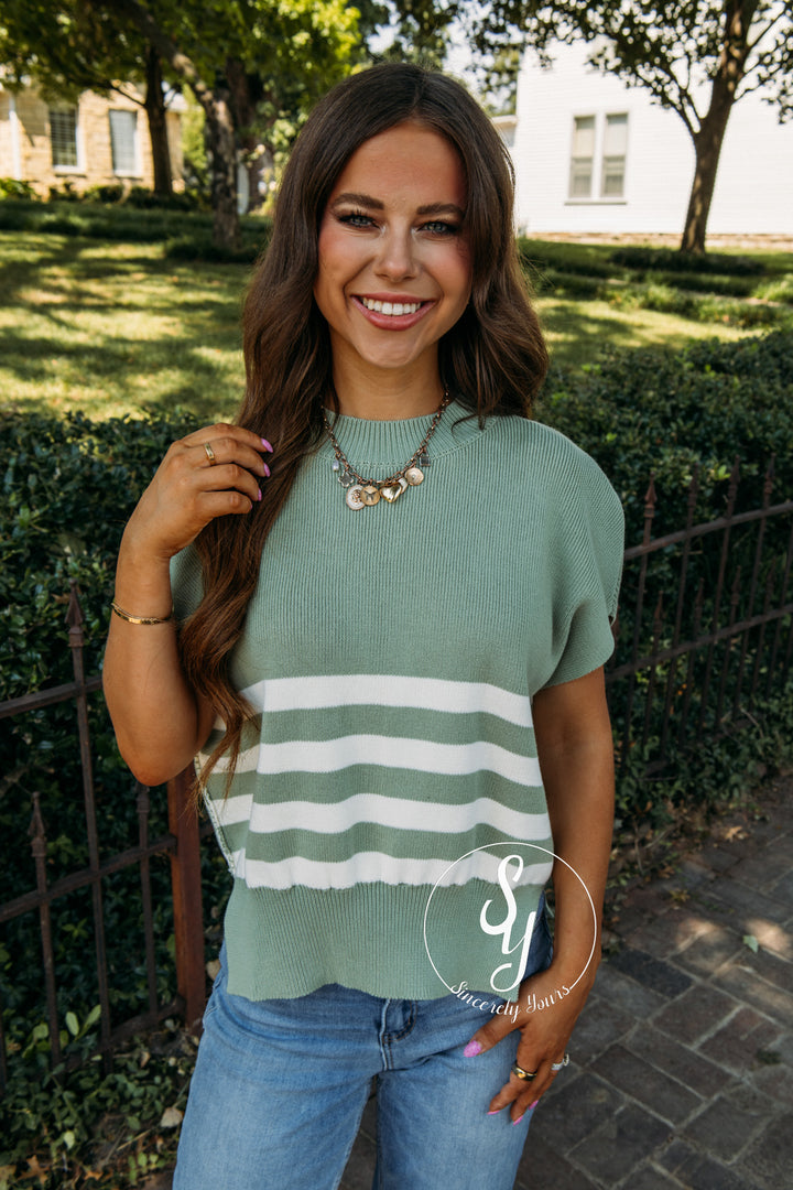 Obsessed Sweater - Celadon Green
