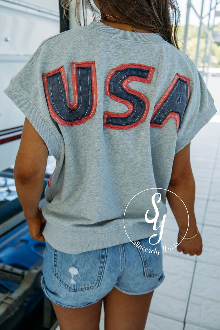 Making It Up Top - Heather Grey