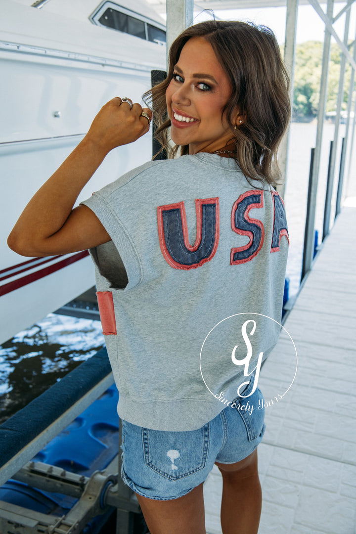 Making It Up Top - Heather Grey