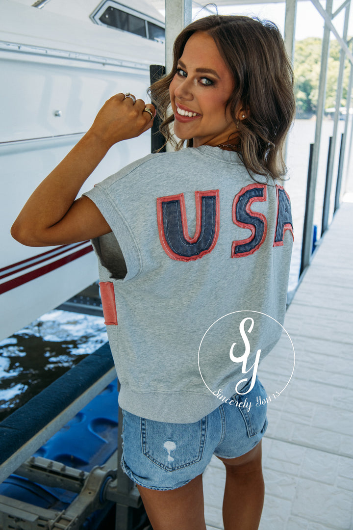Making It Up Top - Heather Grey