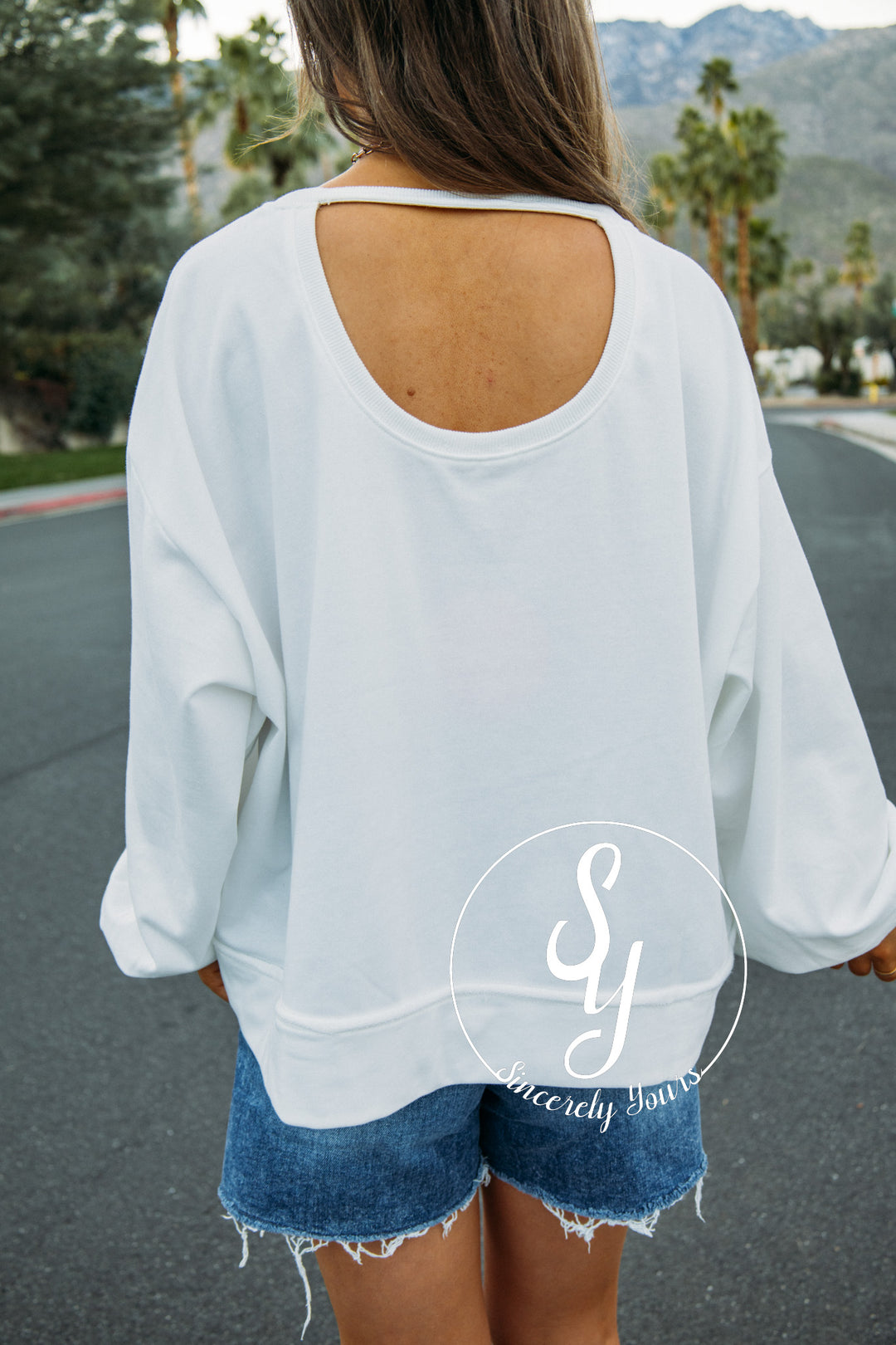 Sailing The Sea Top - White