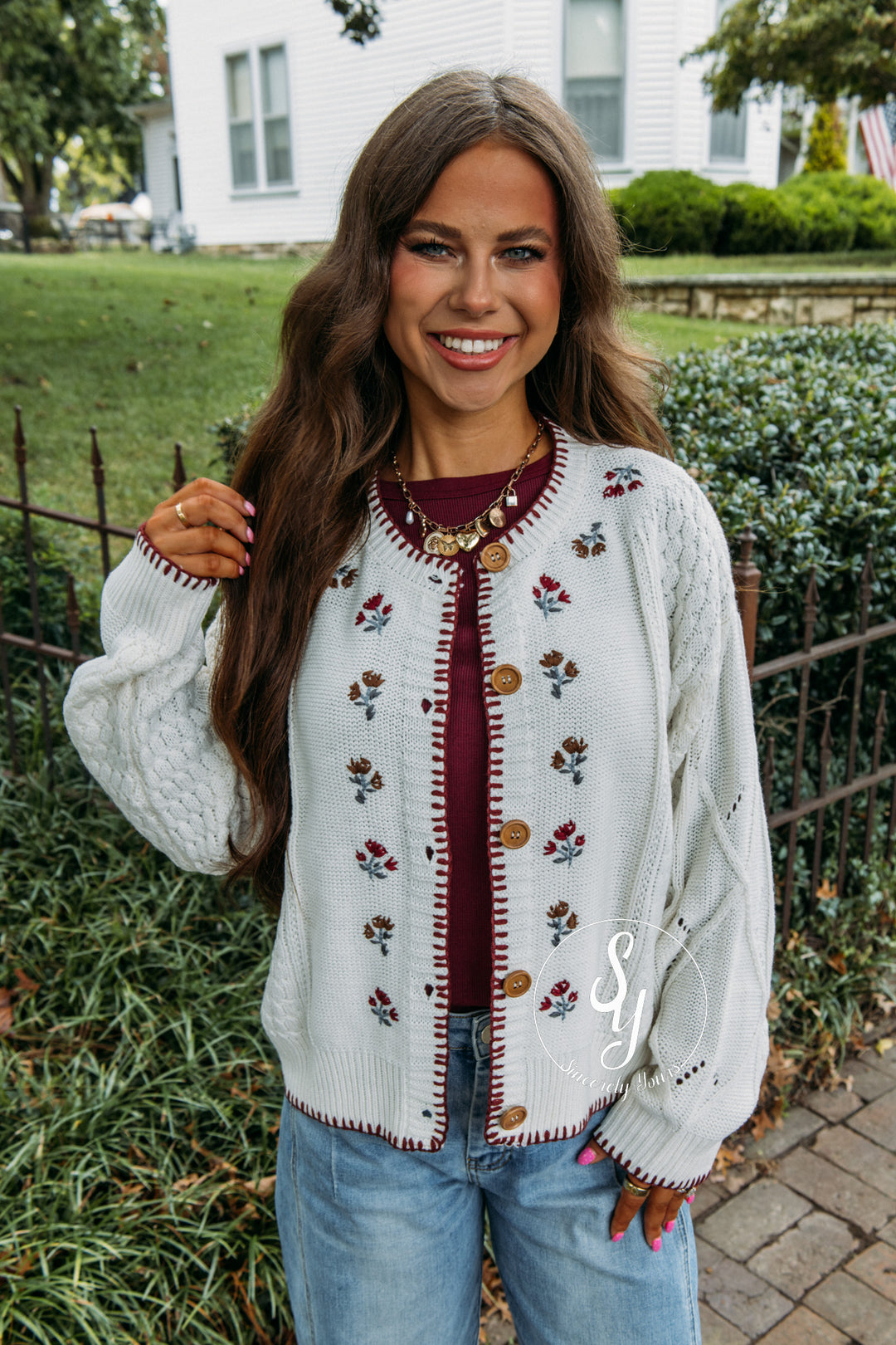 Bloom Cardigan - Cream