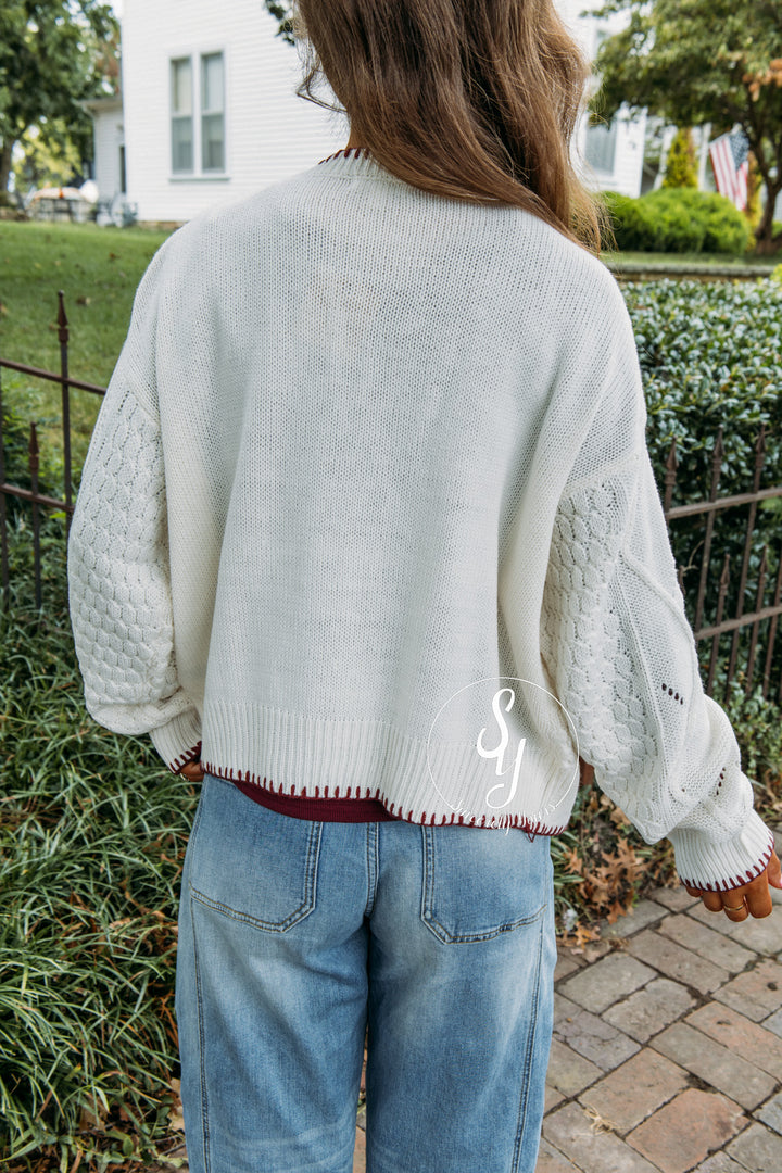 Bloom Cardigan - Cream