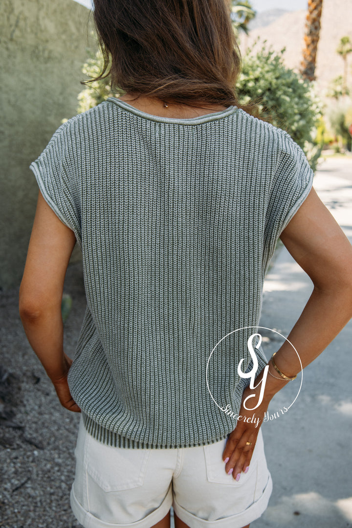 Weekend Love Sweater - Olive