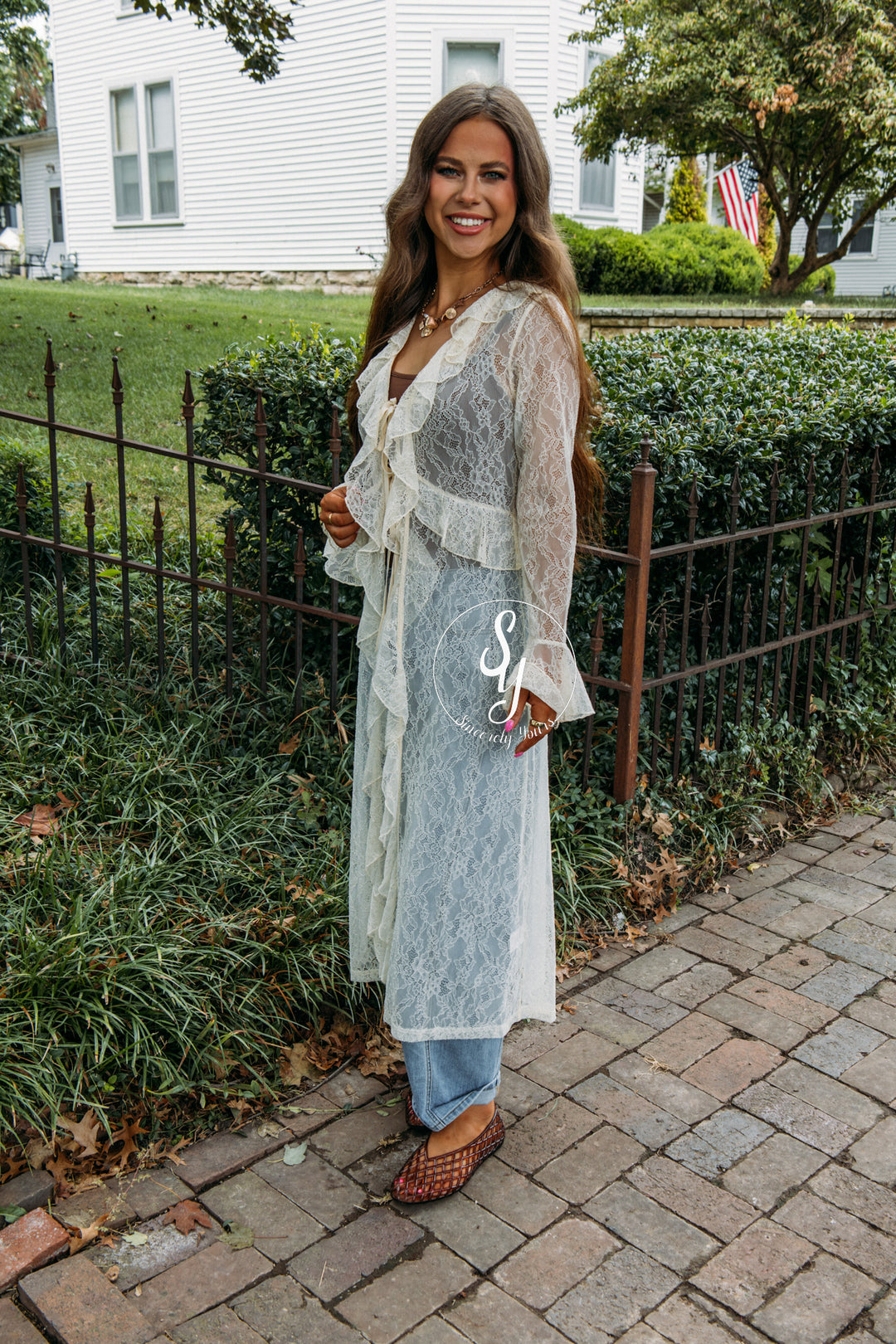 It Girl Kimono- Ecru