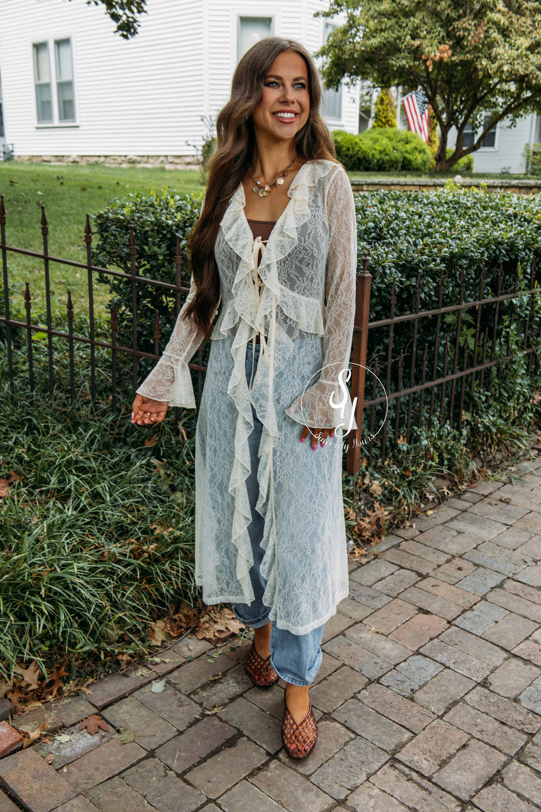 It Girl Kimono- Ecru
