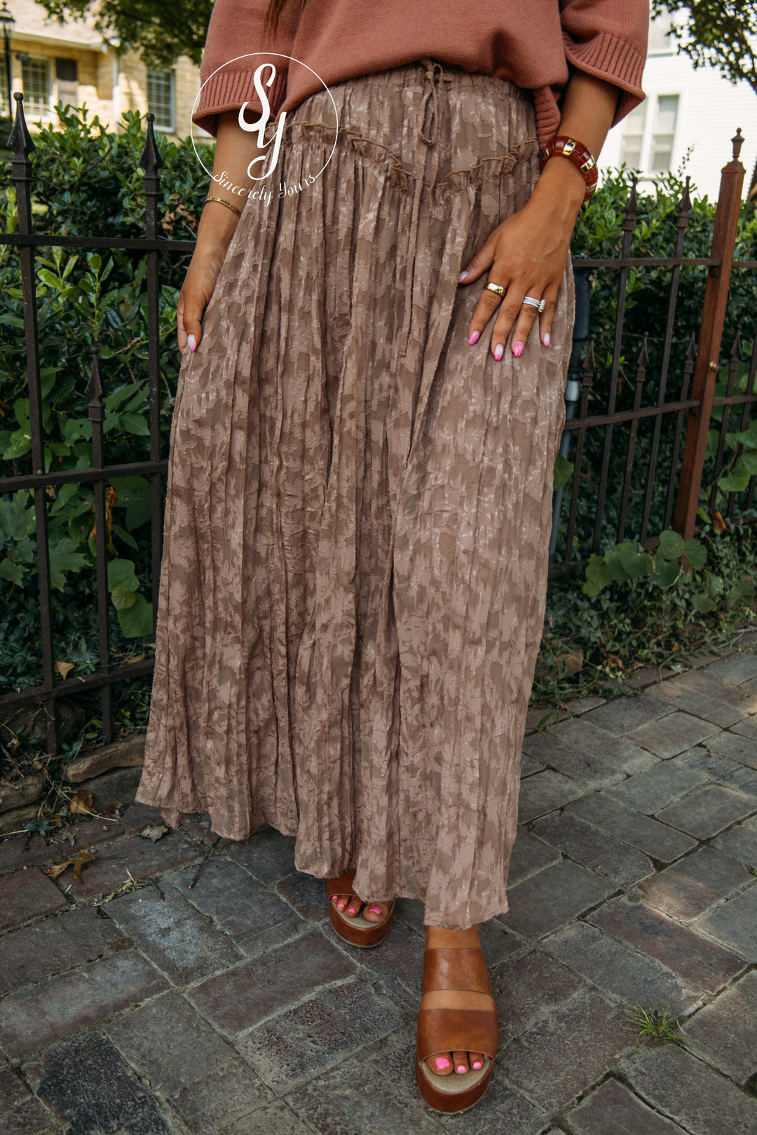 Main Event Skirt - Brown