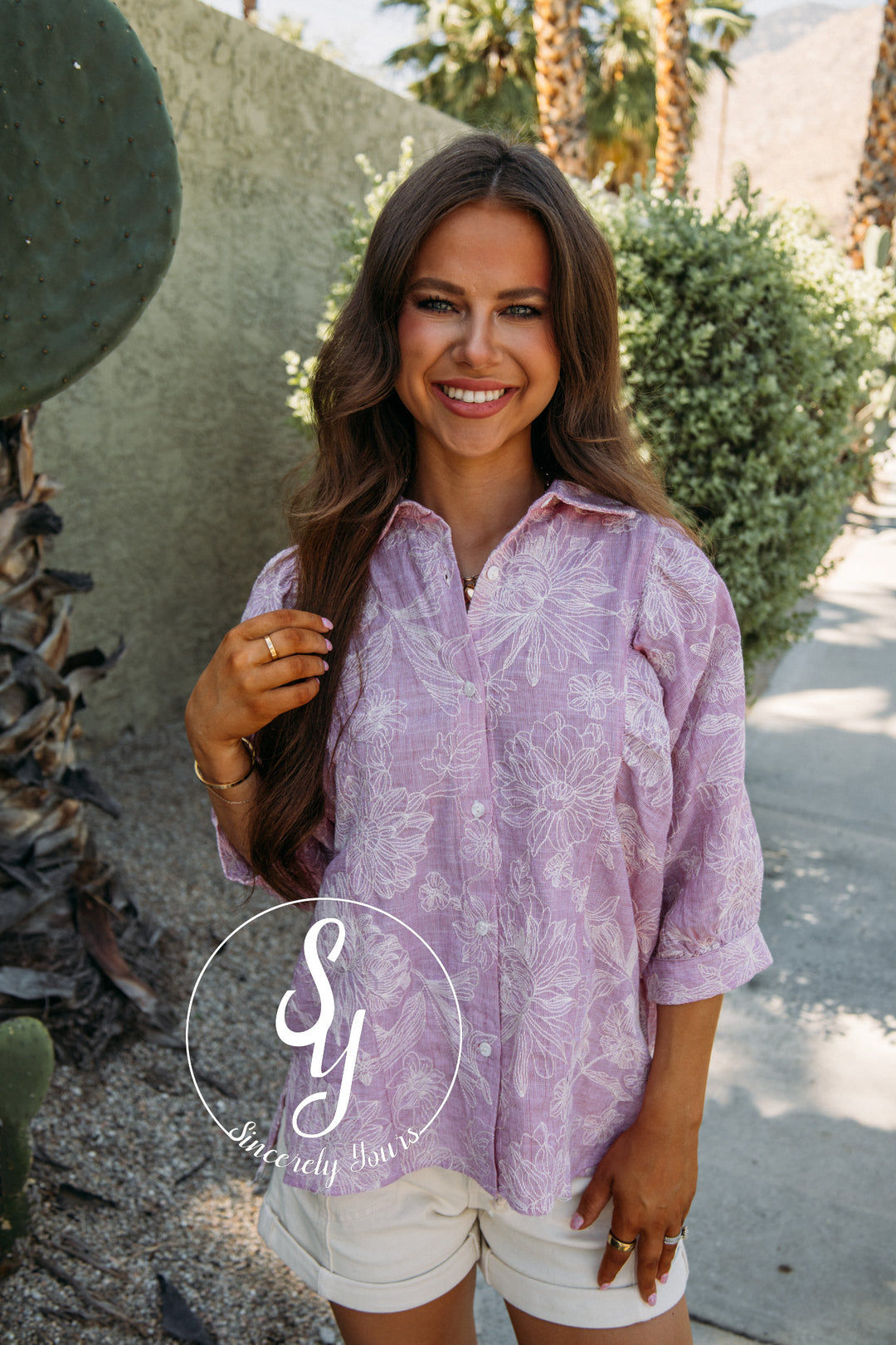 Charm And Charisma Blouse - Pink