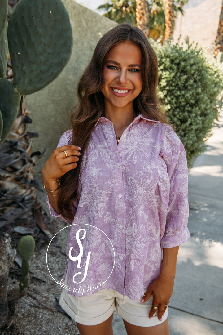 Charm And Charisma Blouse - Pink