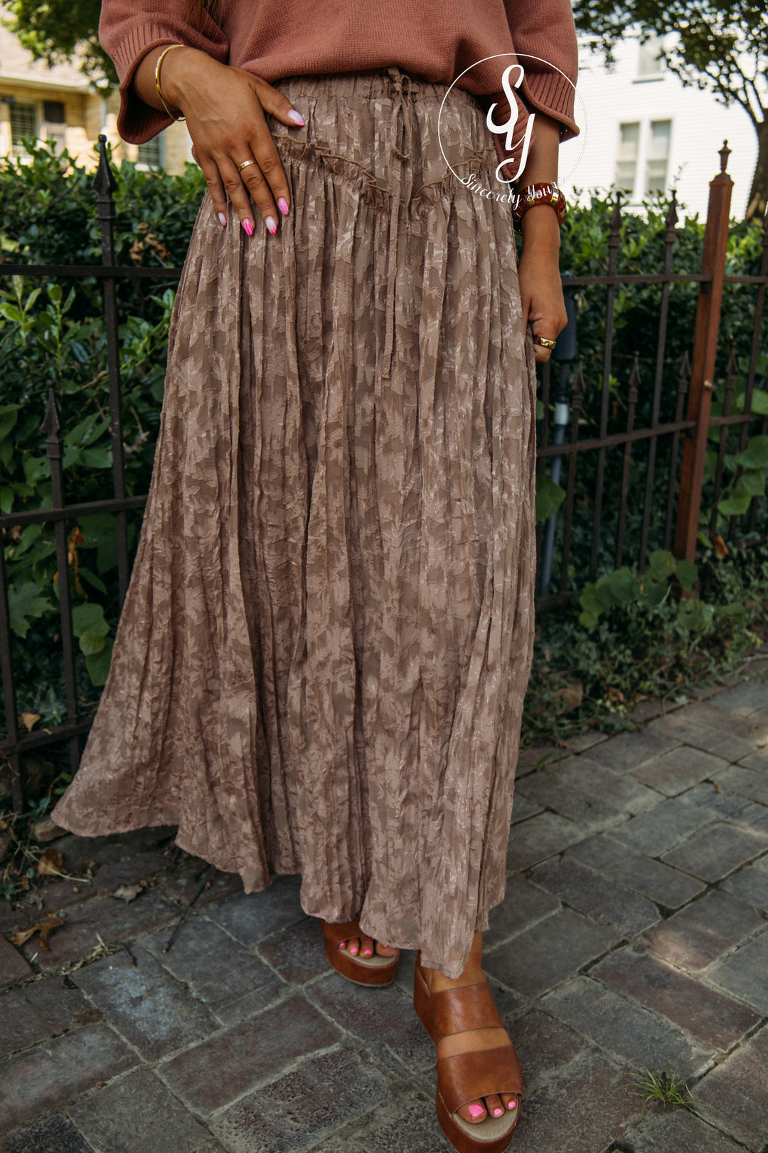 Main Event Skirt - Brown