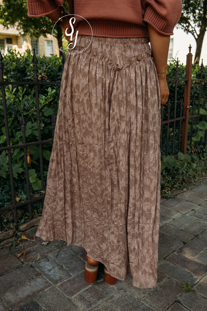 Main Event Skirt - Brown