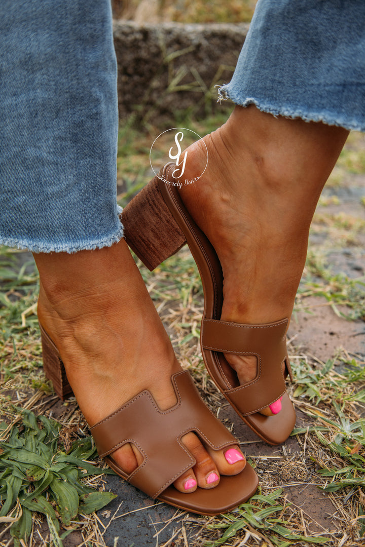 Hana Heel - Cognac