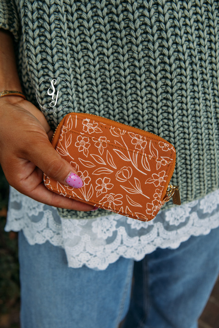 Terracotta Zip Wallet