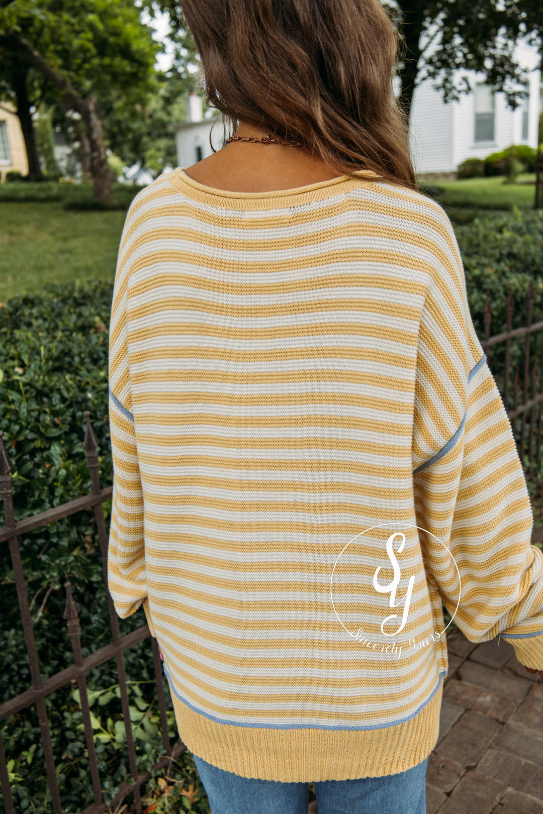 Wildwood Stripe Top - Yellow