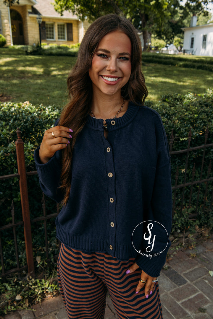 Full Of Warmth Sweater - Nvy