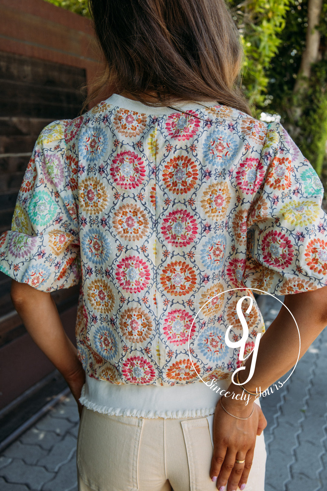 Colorful Flower Top - Multi