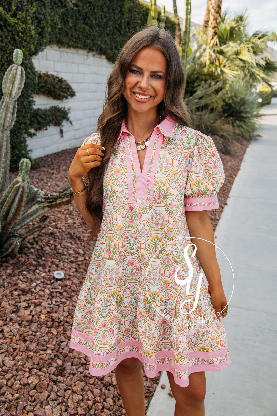 Sweet Life Dress - Pink Multi Floral
