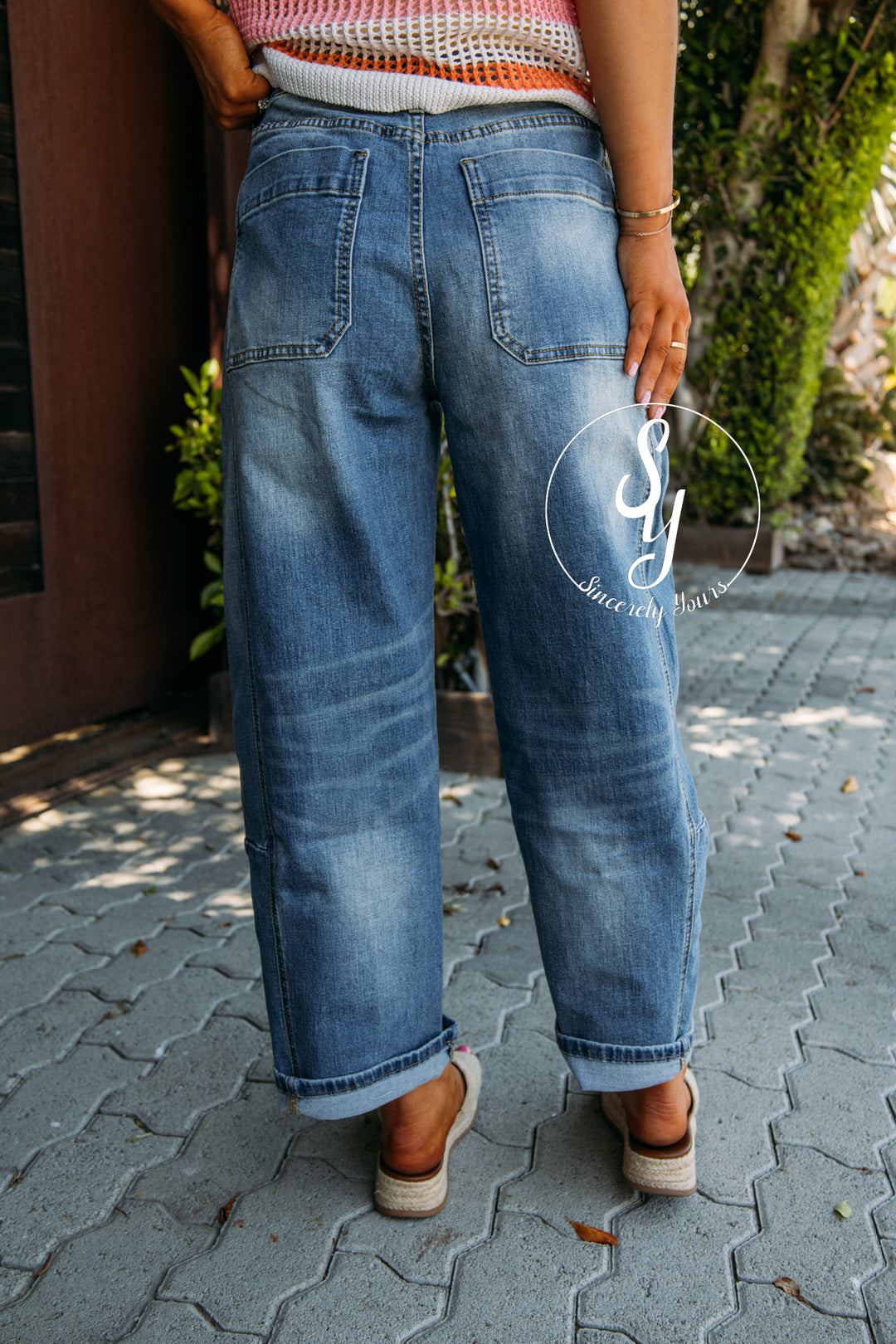 Azalea Barrel Denim - Denim