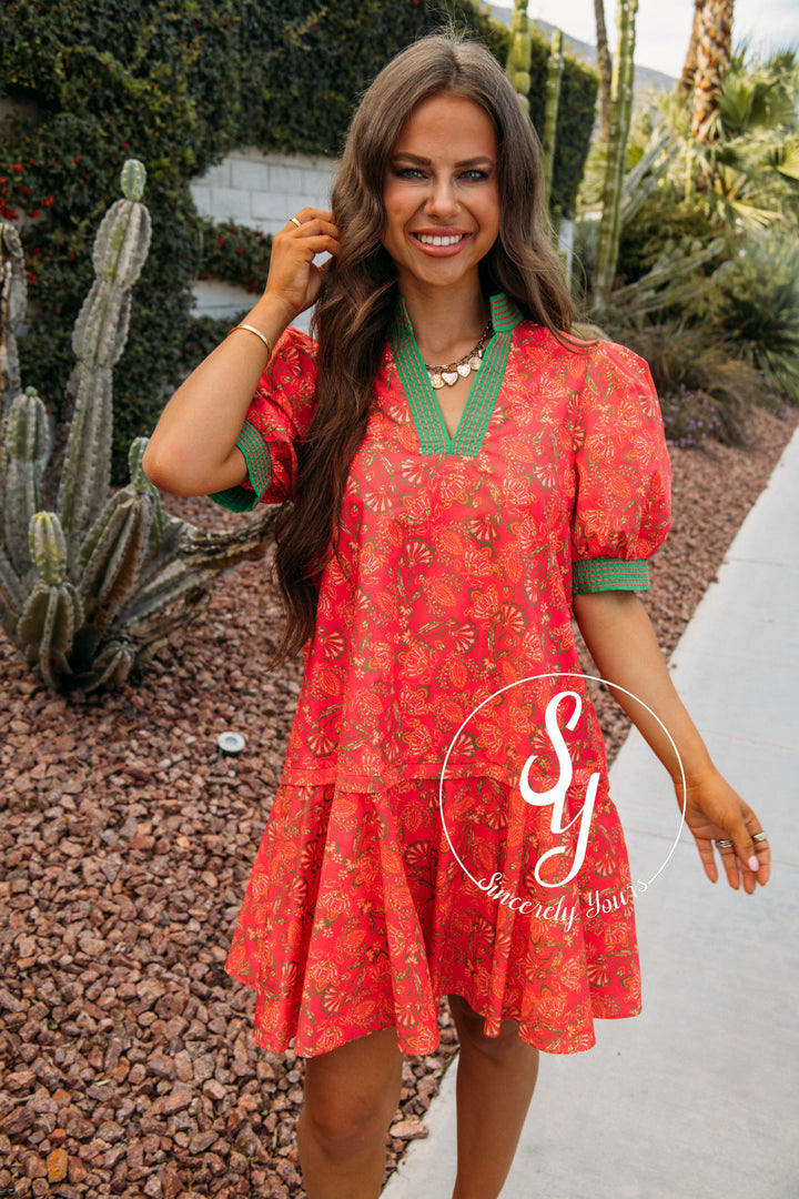 Sweet Crush Dress - Hot Pink