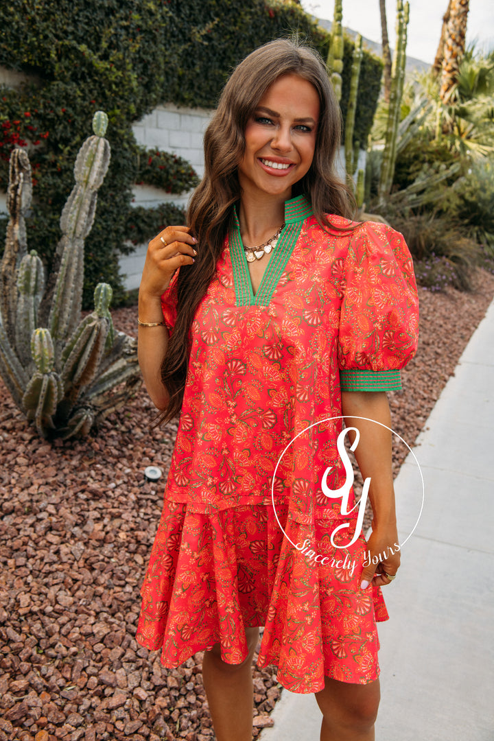 Sweet Crush Dress - Hot Pink
