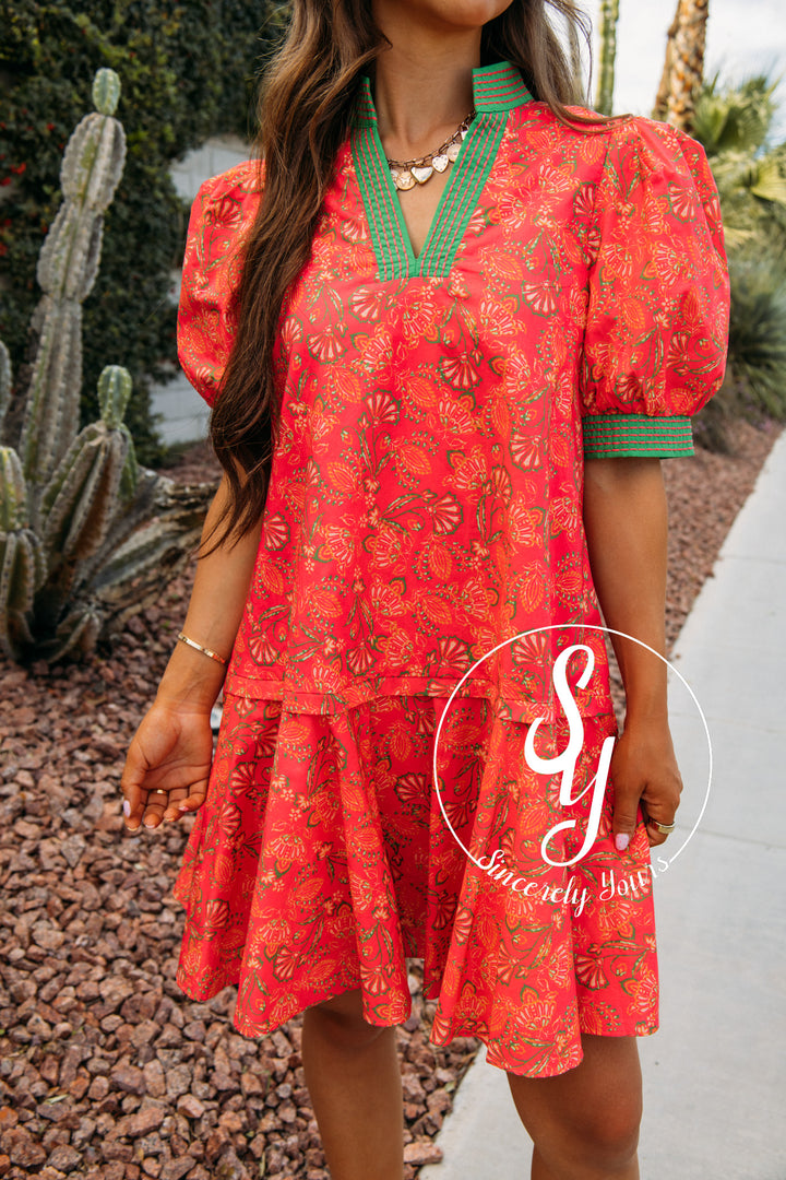 Sweet Crush Dress - Hot Pink