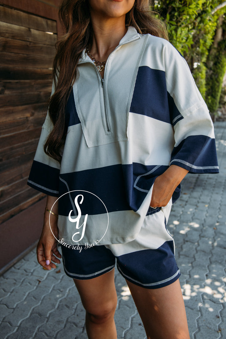 Down For Cute Set - Navy