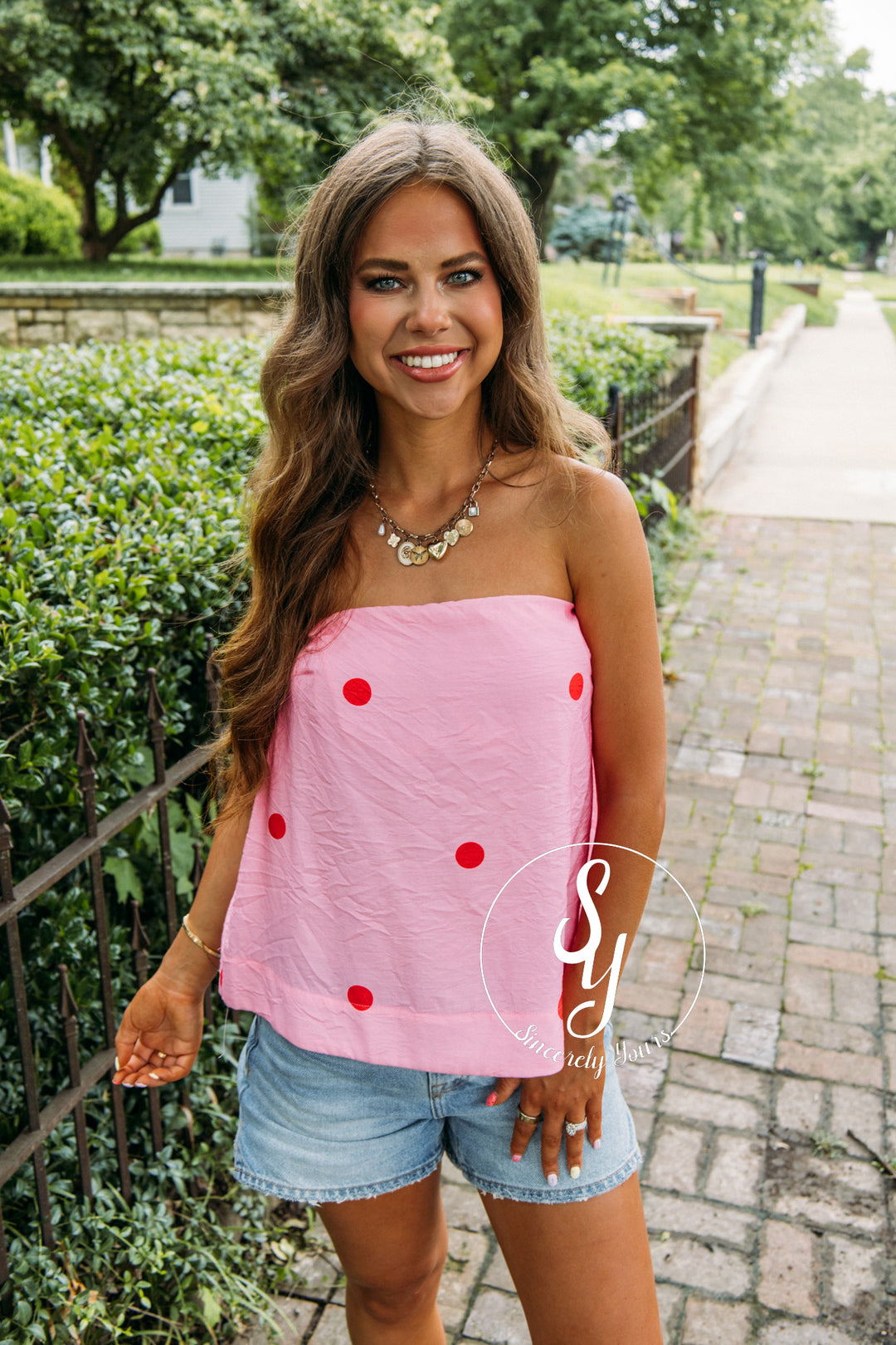 Dotted Dreams Top - Pink