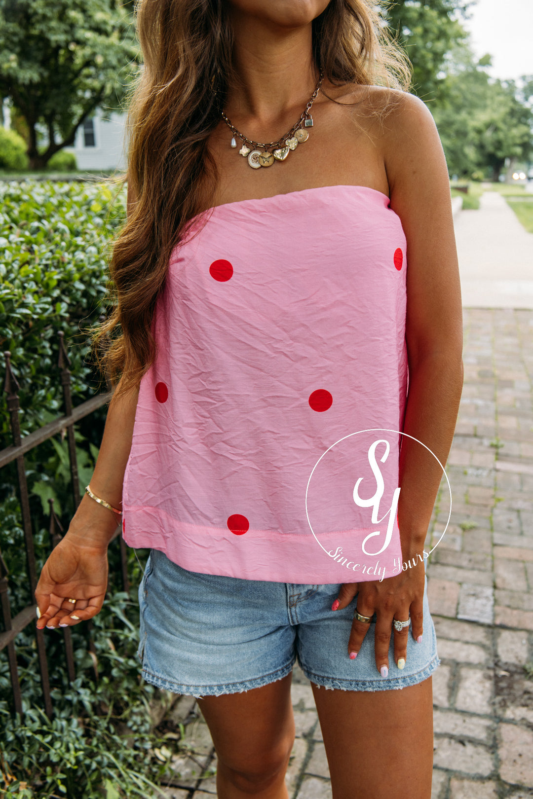 Dotted Dreams Top - Pink