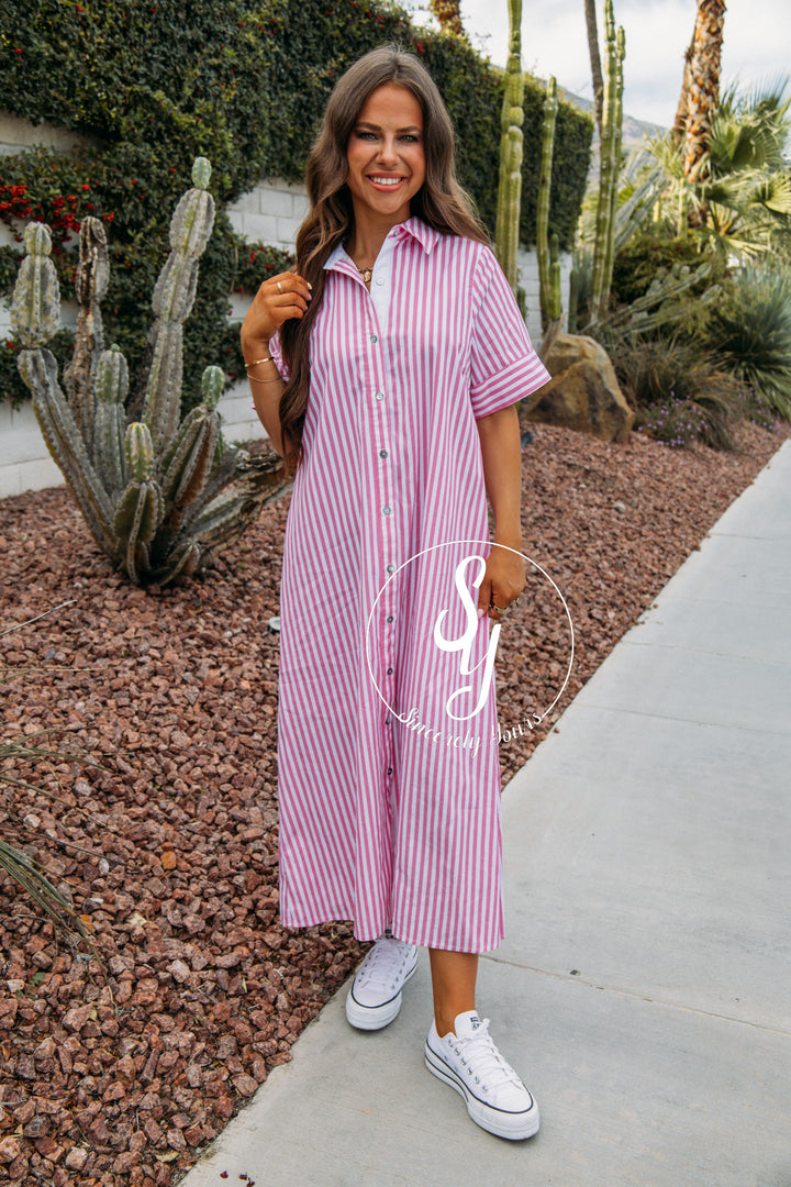 Simple Yet Chic Dress - Light Pink