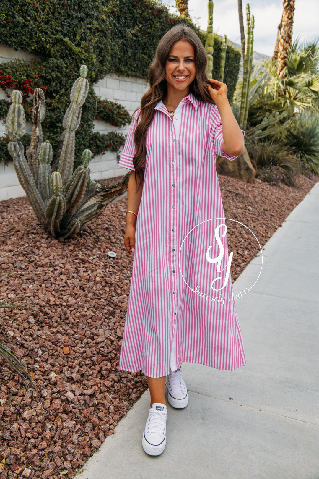 Simple Yet Chic Dress - Light Pink