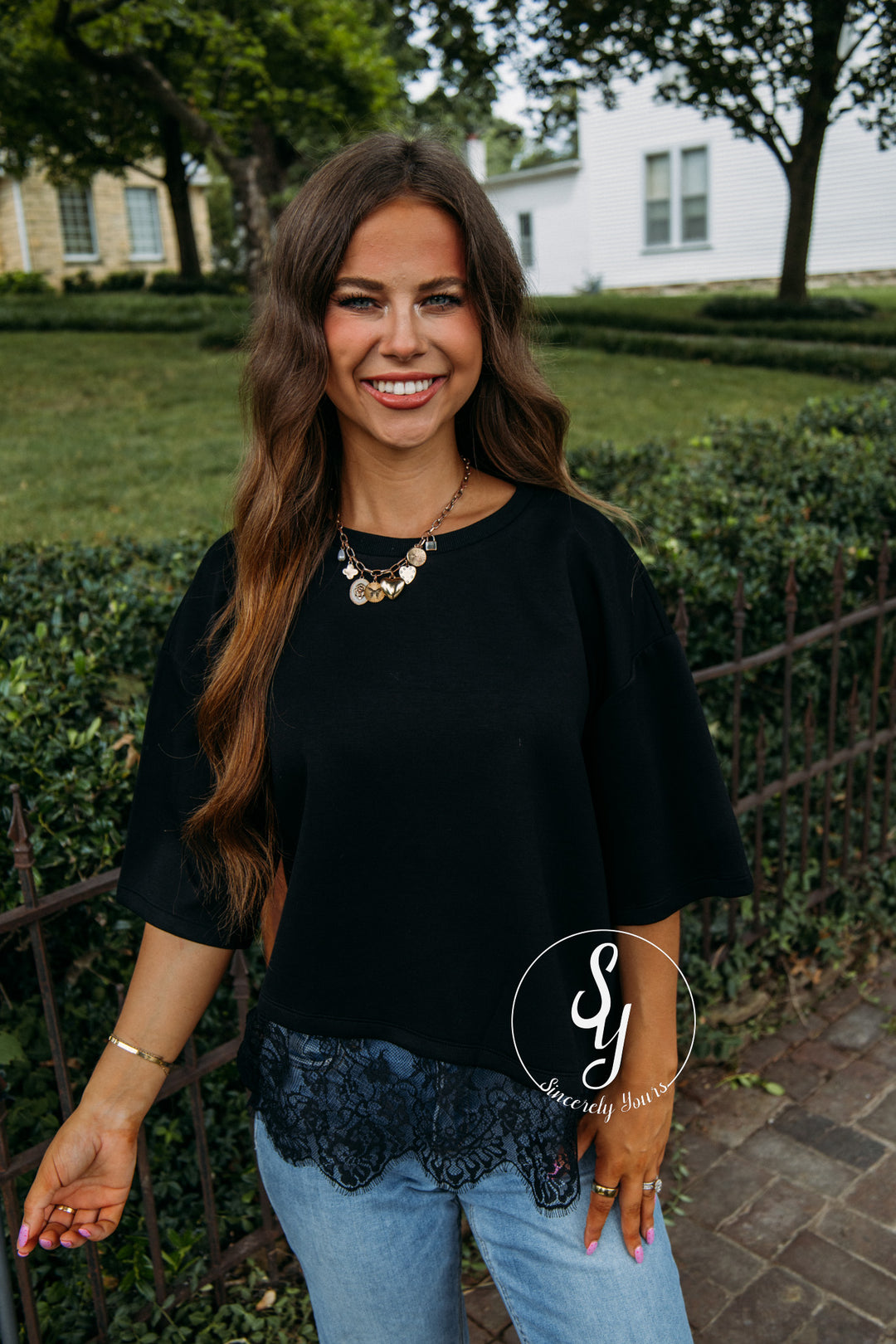 Delicate Love Top - Black