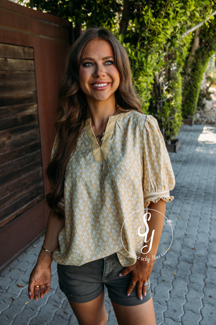 Bright Darling Top - Yellow