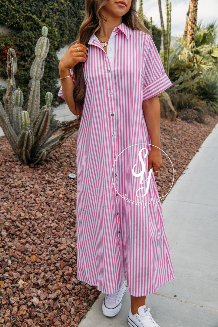Simple Yet Chic Dress - Light Pink