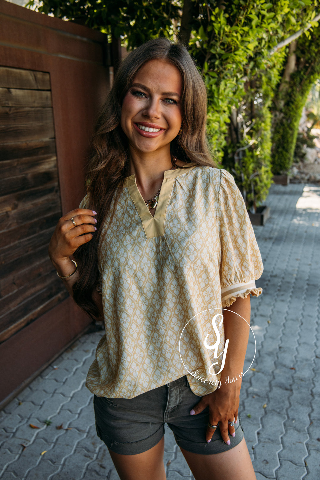 Bright Darling Top - Yellow