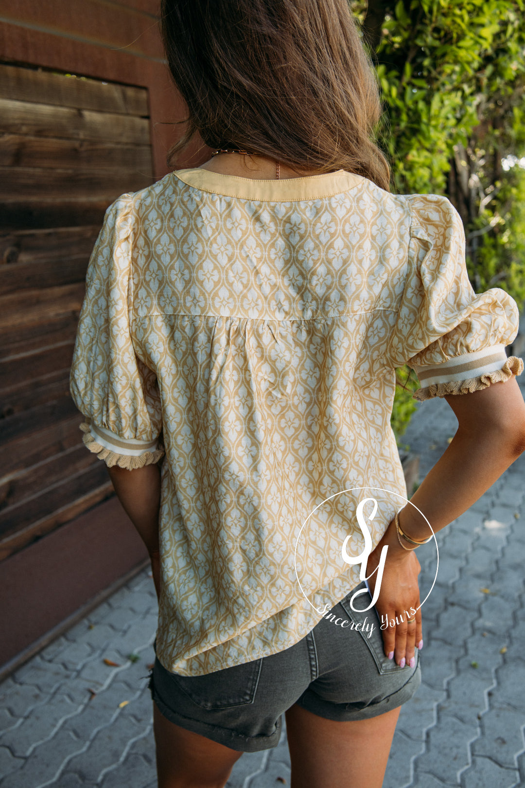 Bright Darling Top - Yellow