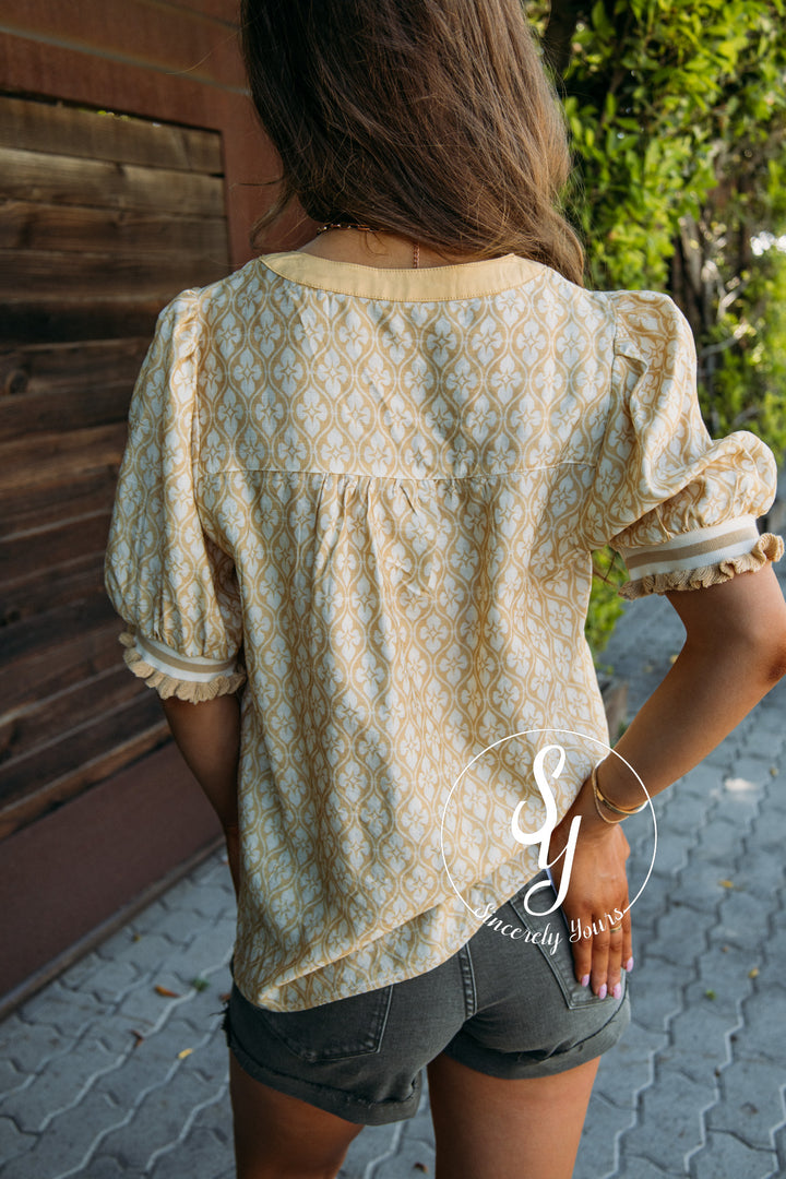 Bright Darling Top - Yellow