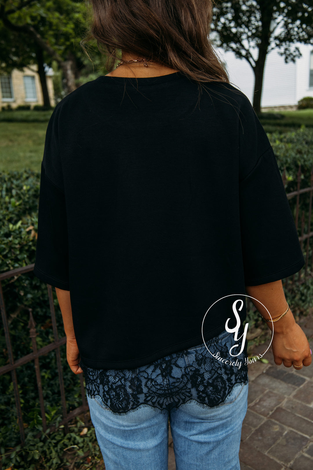Delicate Love Top - Black