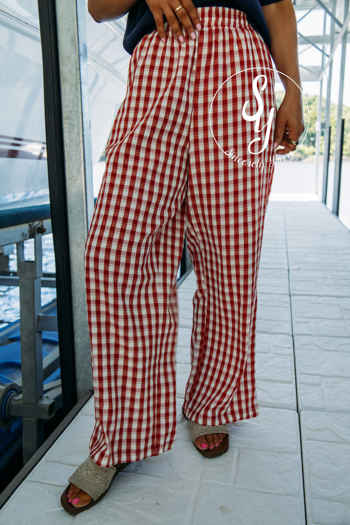 In Time Pants - Red