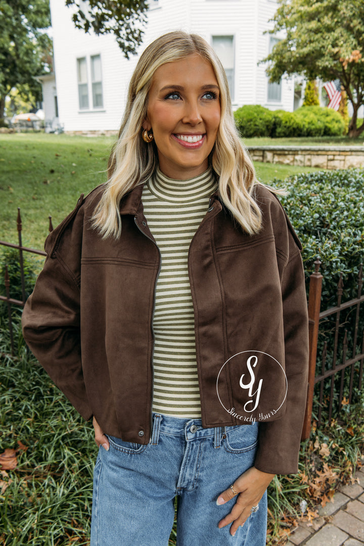 Presley Jacket - Dark Brown