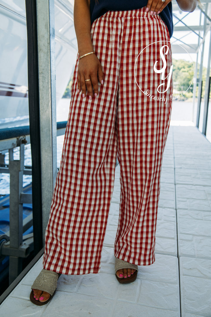 In Time Pants - Red
