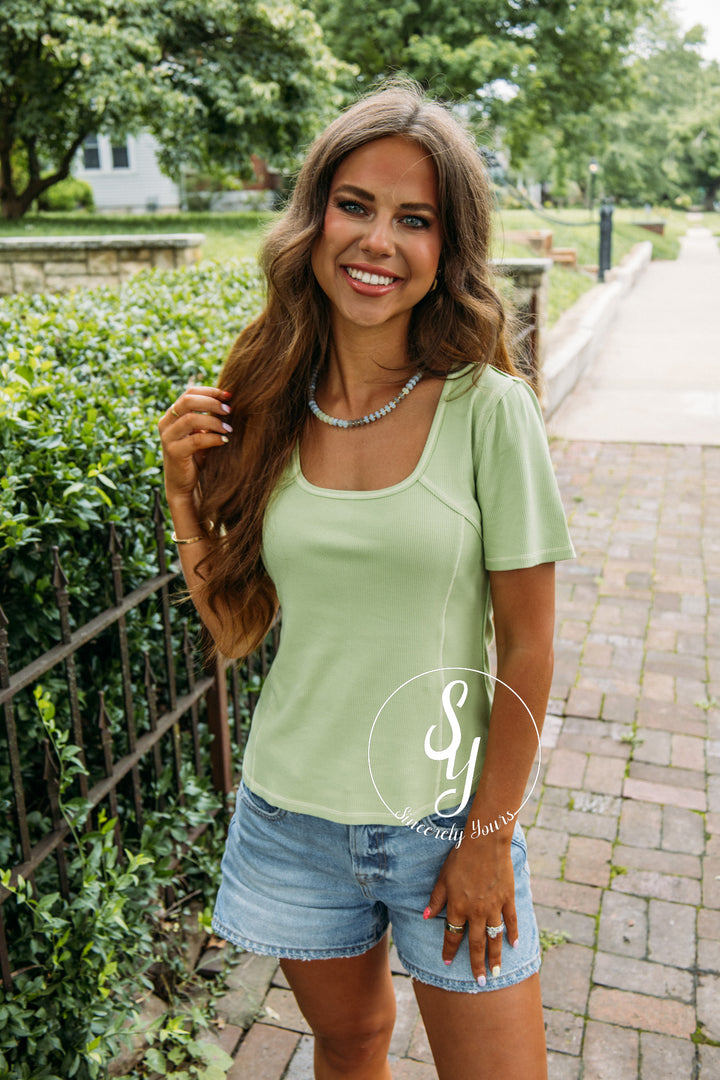 Trading Fun Top - Matcha