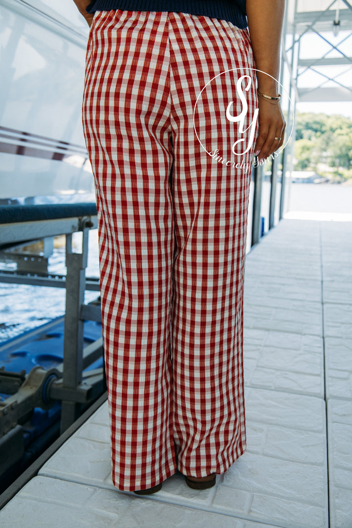 In Time Pants - Red