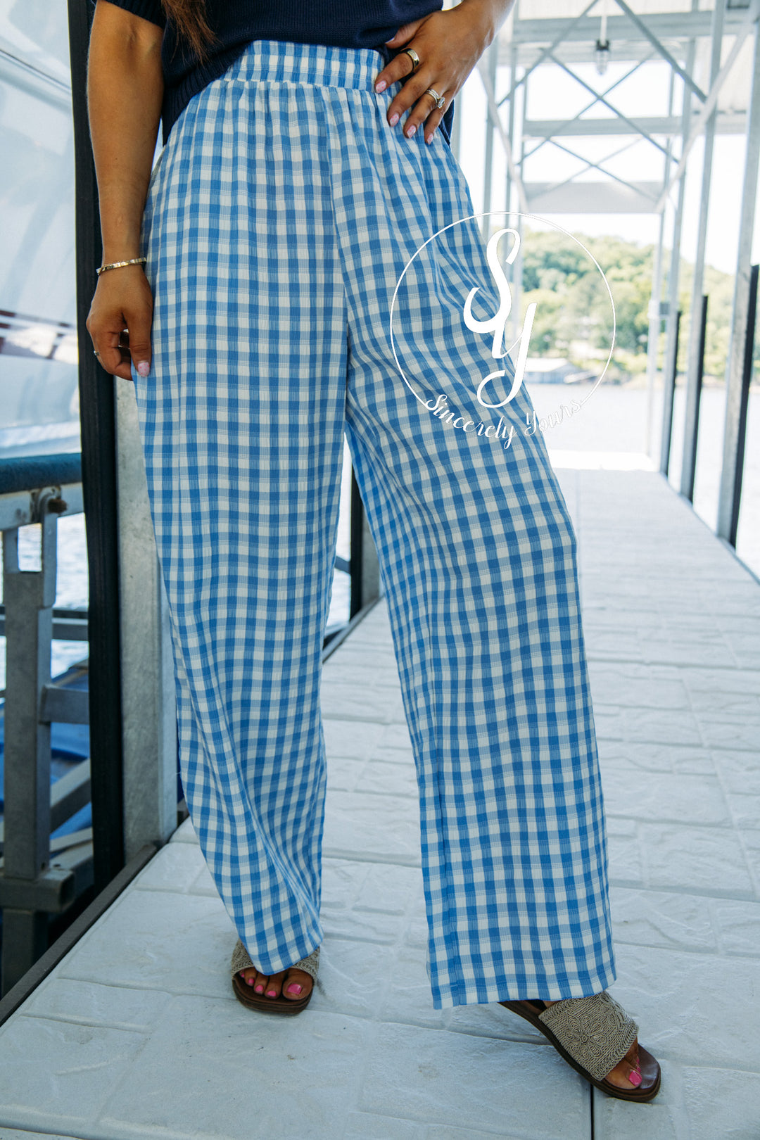 In Time Pants - Blue