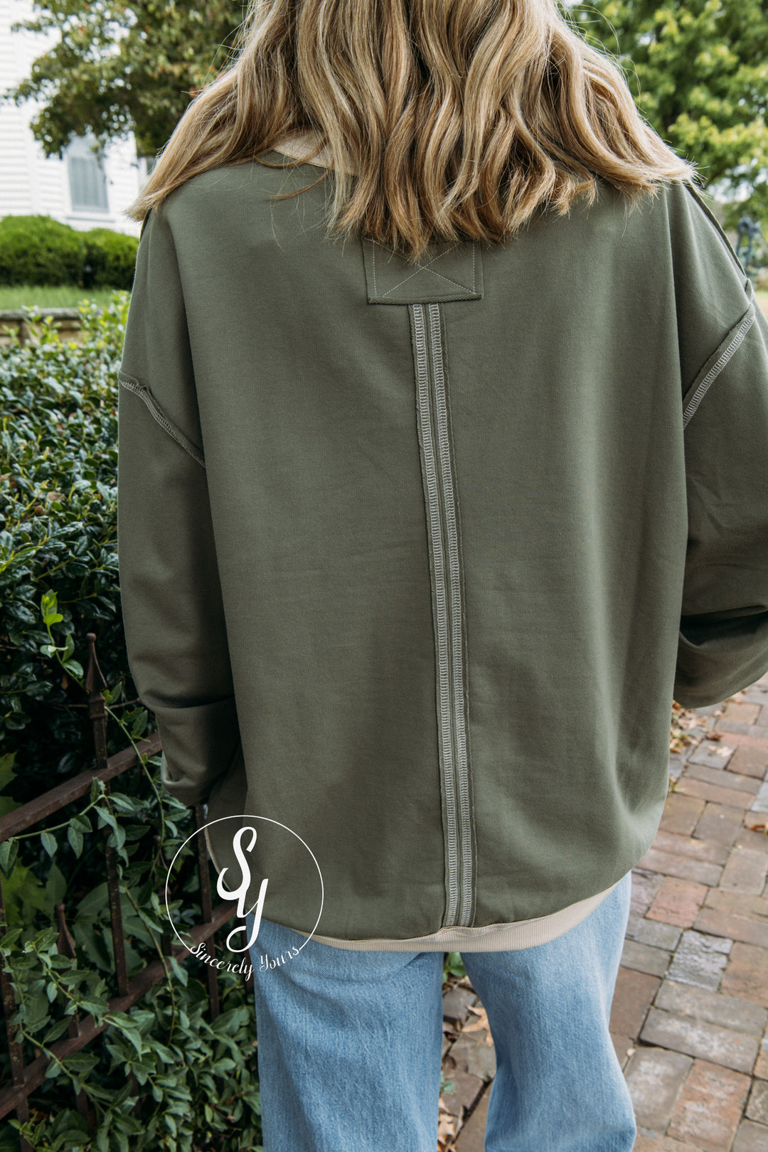 Moss Love Top - Olive