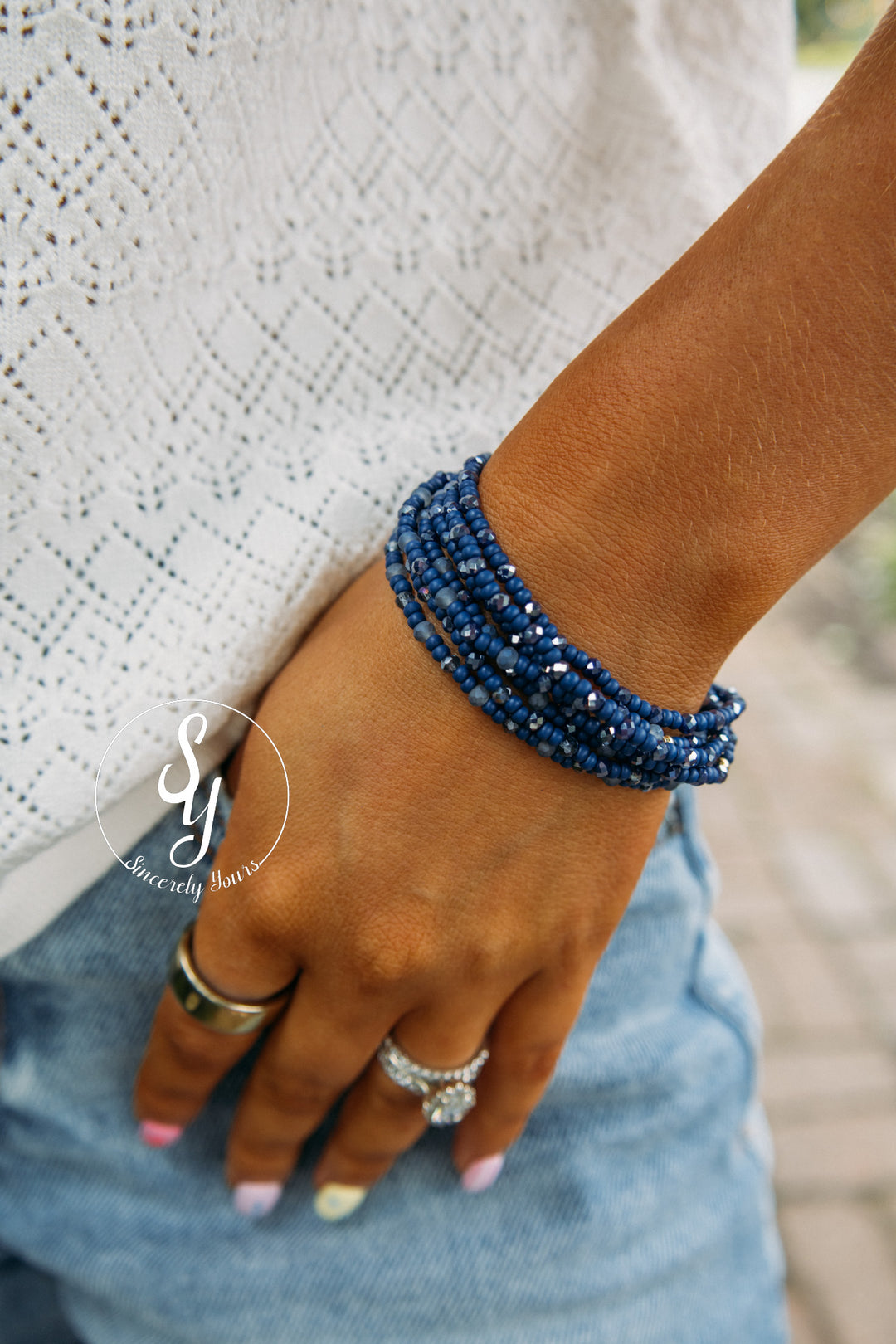 Ocean Water Bracelet - Blue